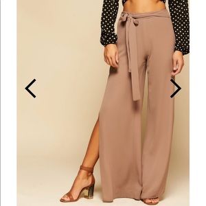 Mocha Slit Pants